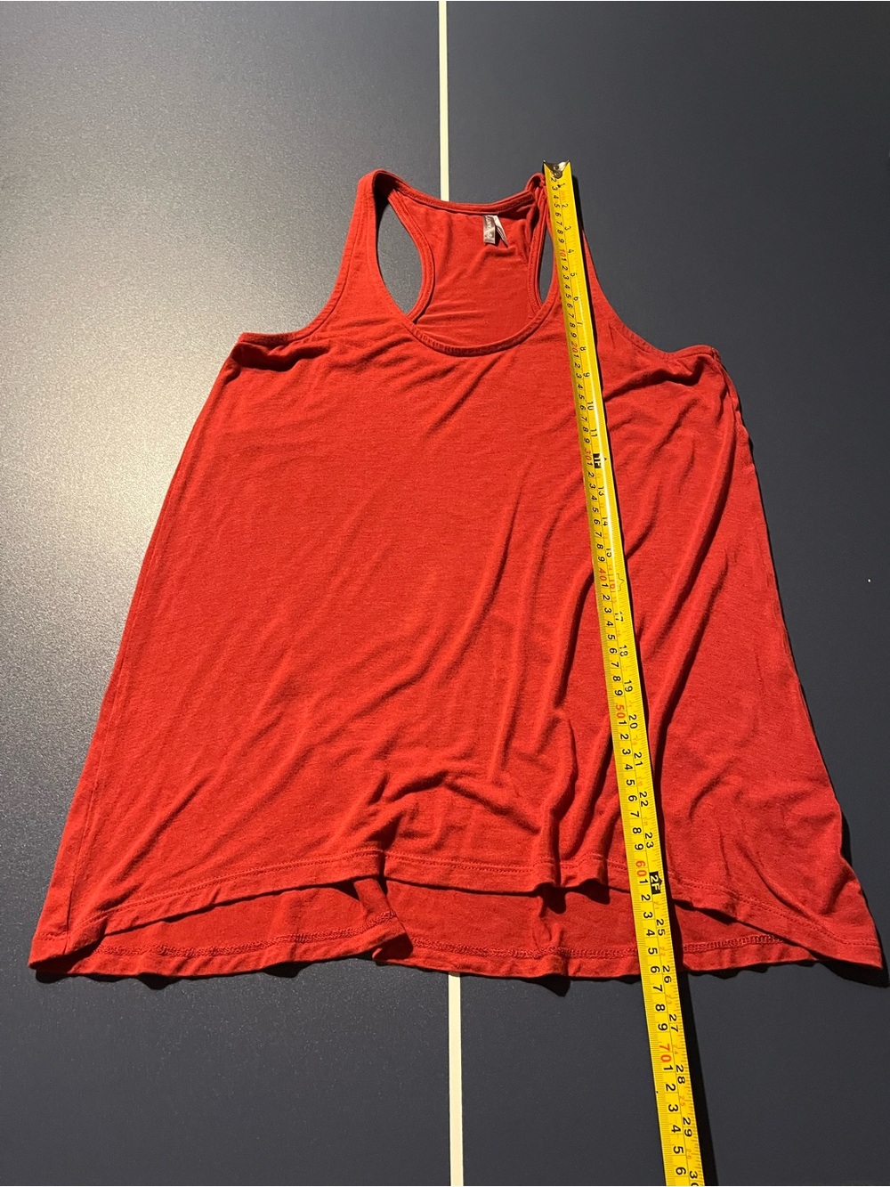 Vanity Red Racerback Tank Top - Picture 4 of 5
